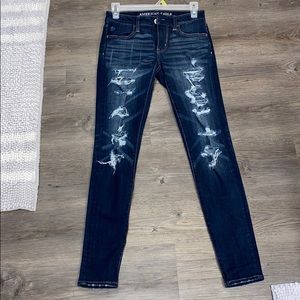 American Eagle ripped jeans